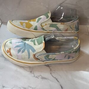 Vans Off The Wall Hawaiian Slip on Women's sz 9.5 Vintage Mens‎ 8